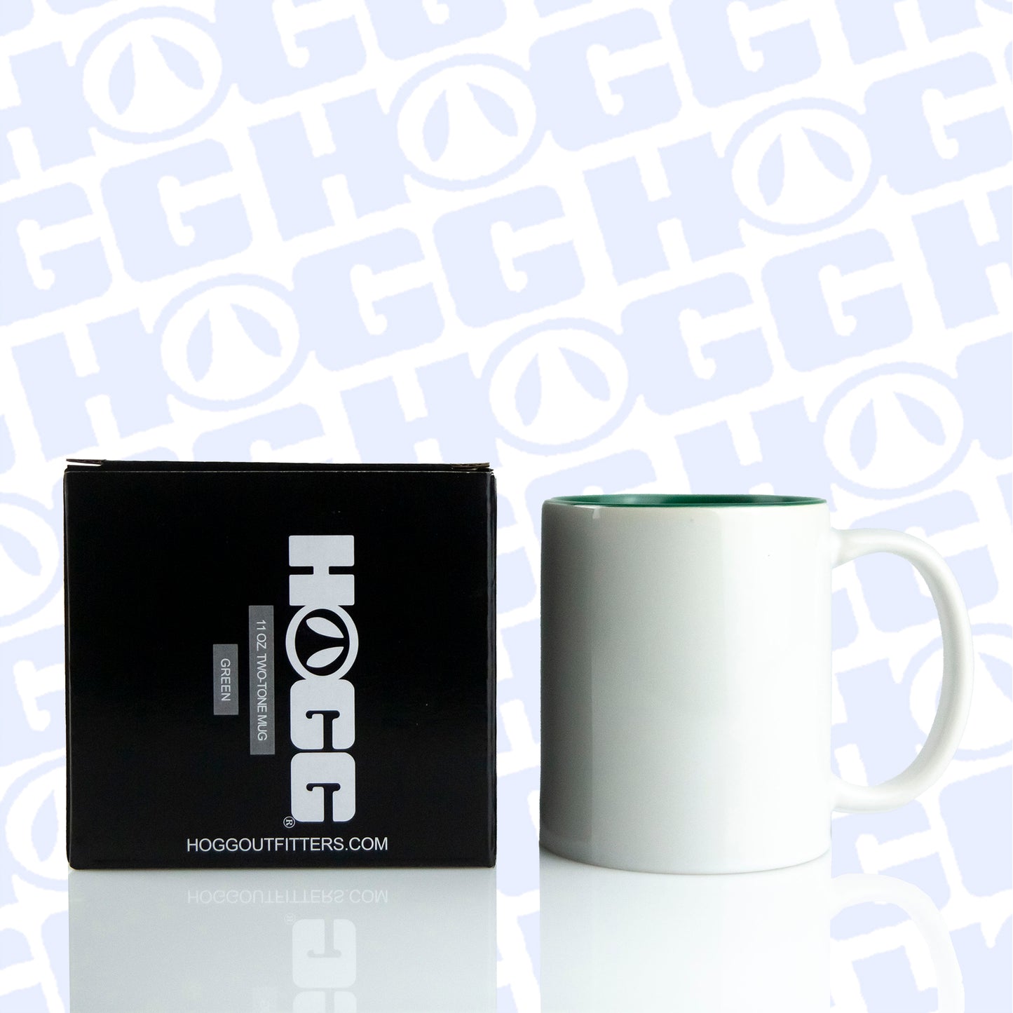 11oz SUBLIMATABLE TWO-TONE MUG CASE (24 UNITS) - GREEN