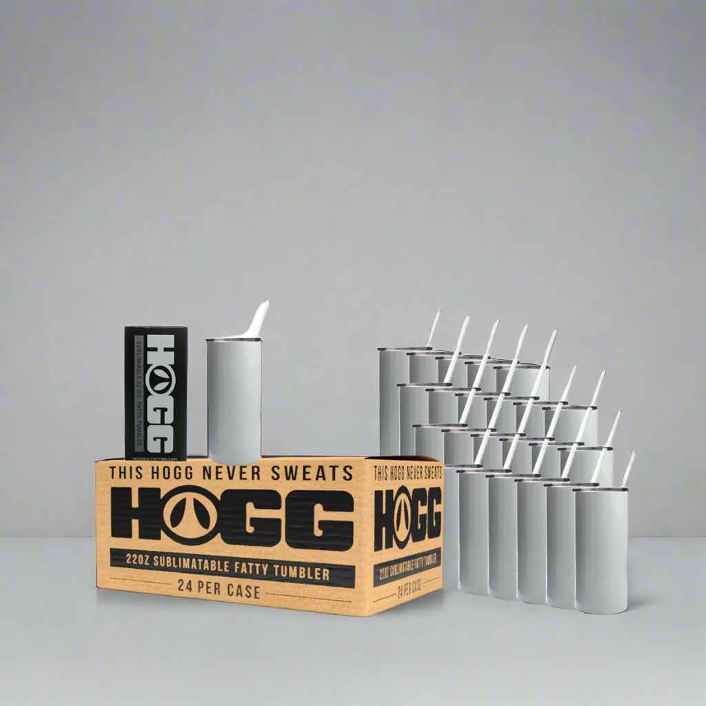 22oz SUBLIMATABLE FATTY W/ STRAW CASE (24 UNITS)