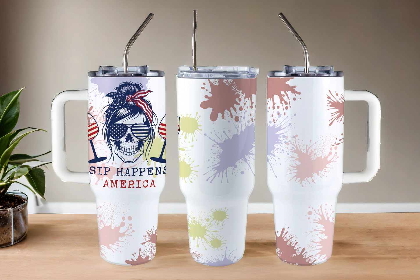 ASSORTED READY TO PRESS SUBLIMATION TUMBLER PRINTS (14 PACK) - FOURTH OF JULY
