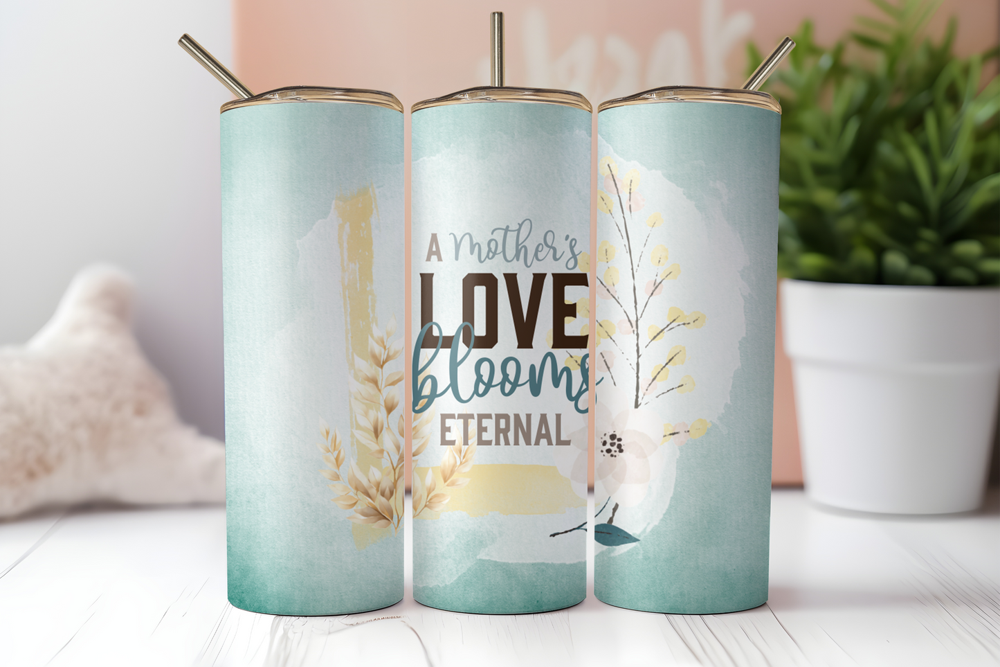 ASSORTIMENT D'IMPRESSIONS PAR SUBLIMATION PRÊTES À ÊTRE IMPRIMÉES POUR GOBELETS DROITS ET MINCES DE 20 oz (LOT DE 10) - MOM