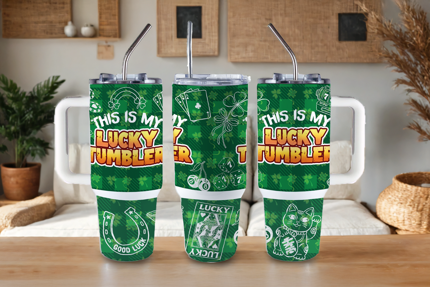 DIGITAL SUBLIMATION DESIGNS - ST. PATRICKS DAY COLLECTION TUMBLER WRAPS