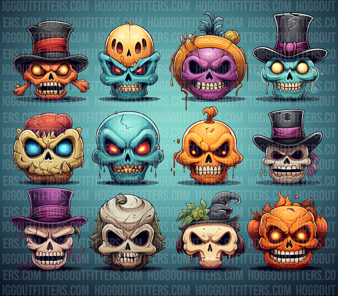 DIGITAL SUBLIMATION DESIGNS - HALLOWEEN