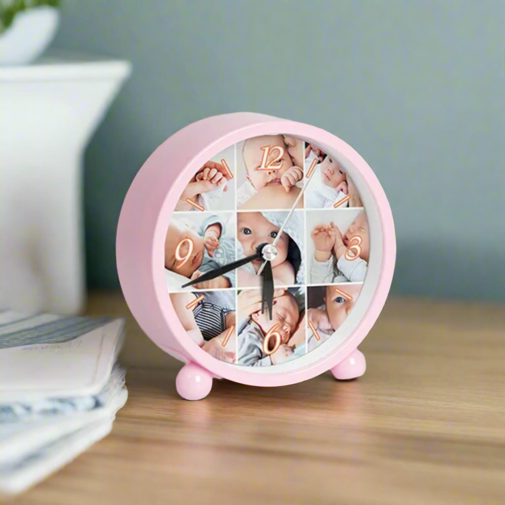 SUBLIMATABLE DECORATIVE ALARM CLOCK