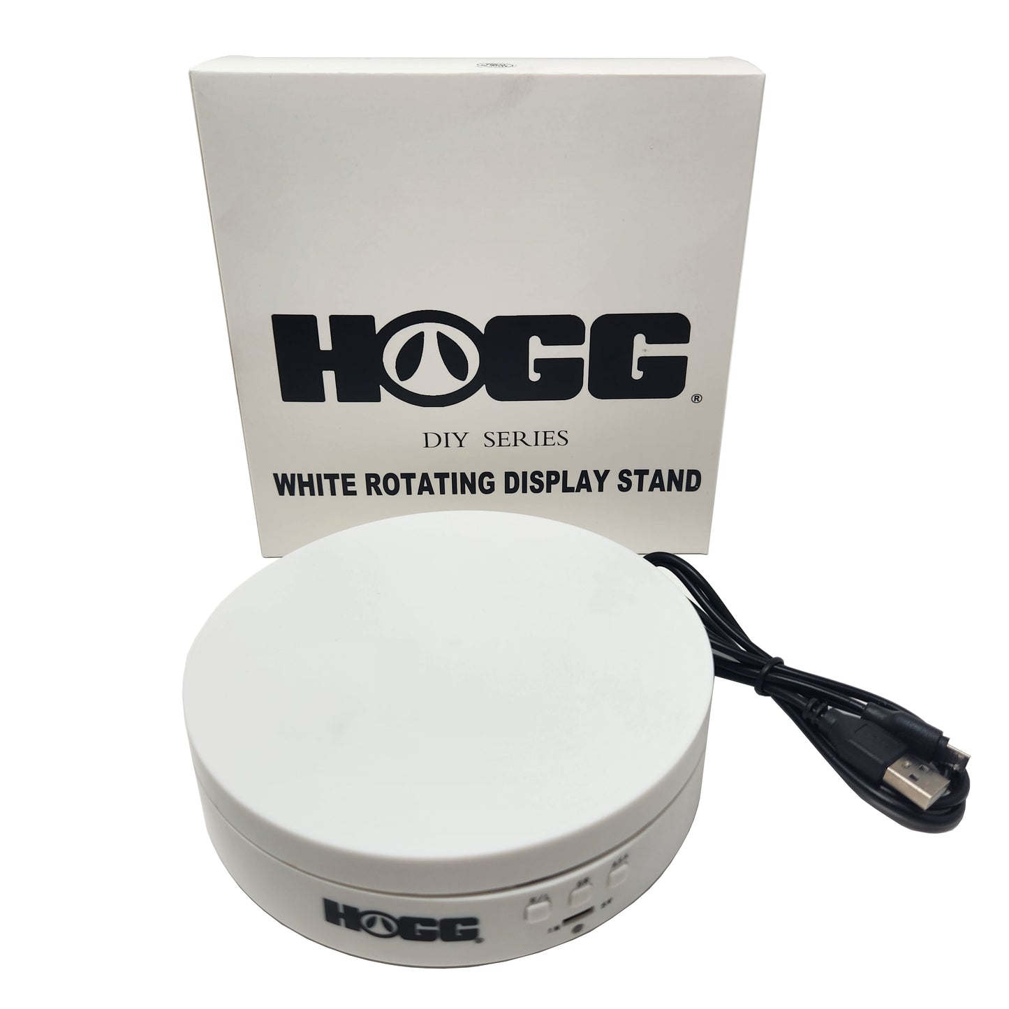 VOLTEADOR DE TAZAS, SOPORTE DE EXPOSICIÓN GIRATORIO DE 360 GRADOS - BLANCO