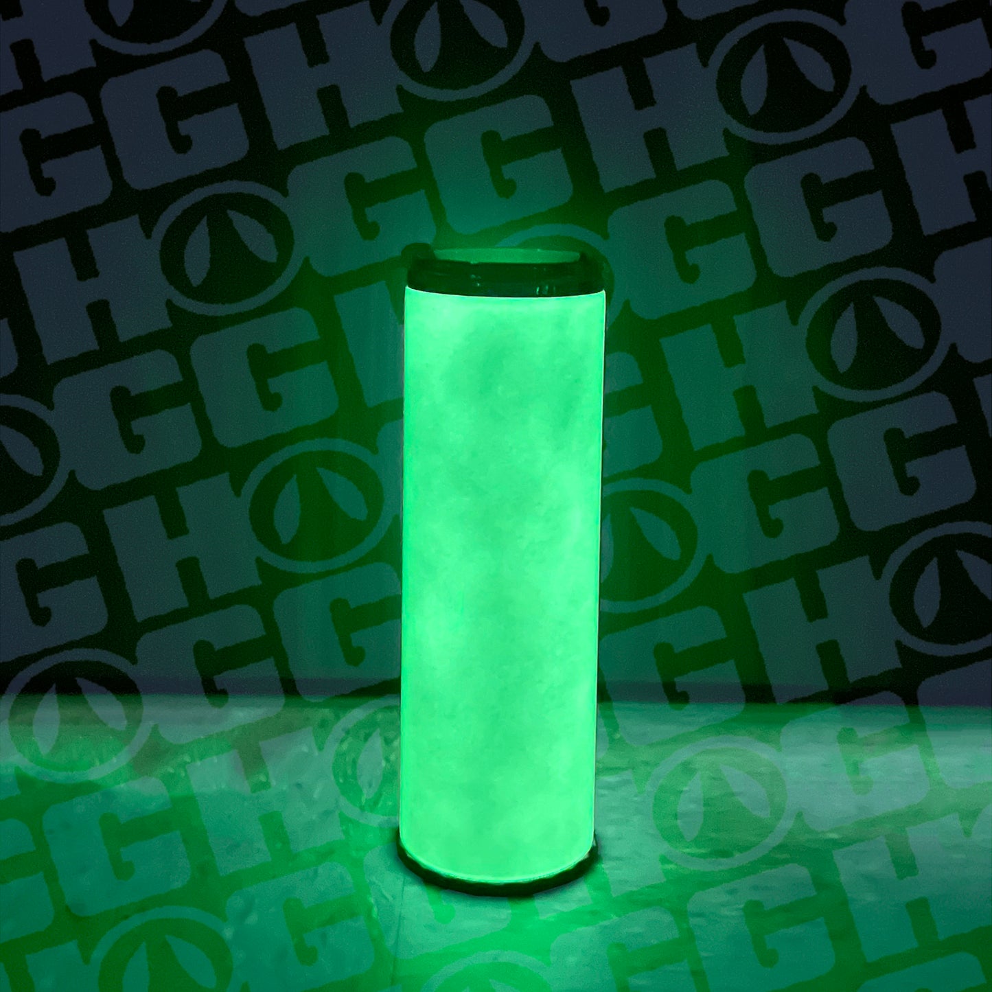 20oz SUBLIMATABLE GLOW SKINNY STRAWBLER