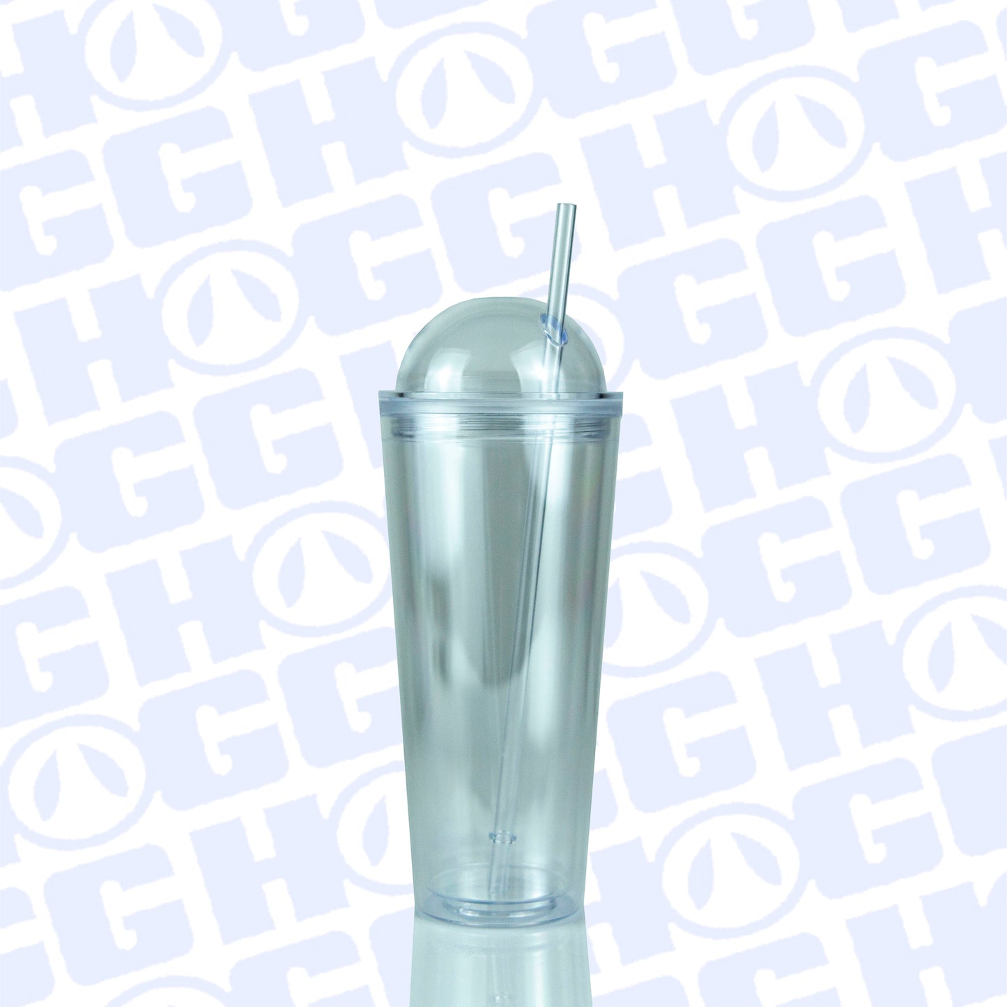 22oz ACRYLIC TUMBLER W/ DOME LID