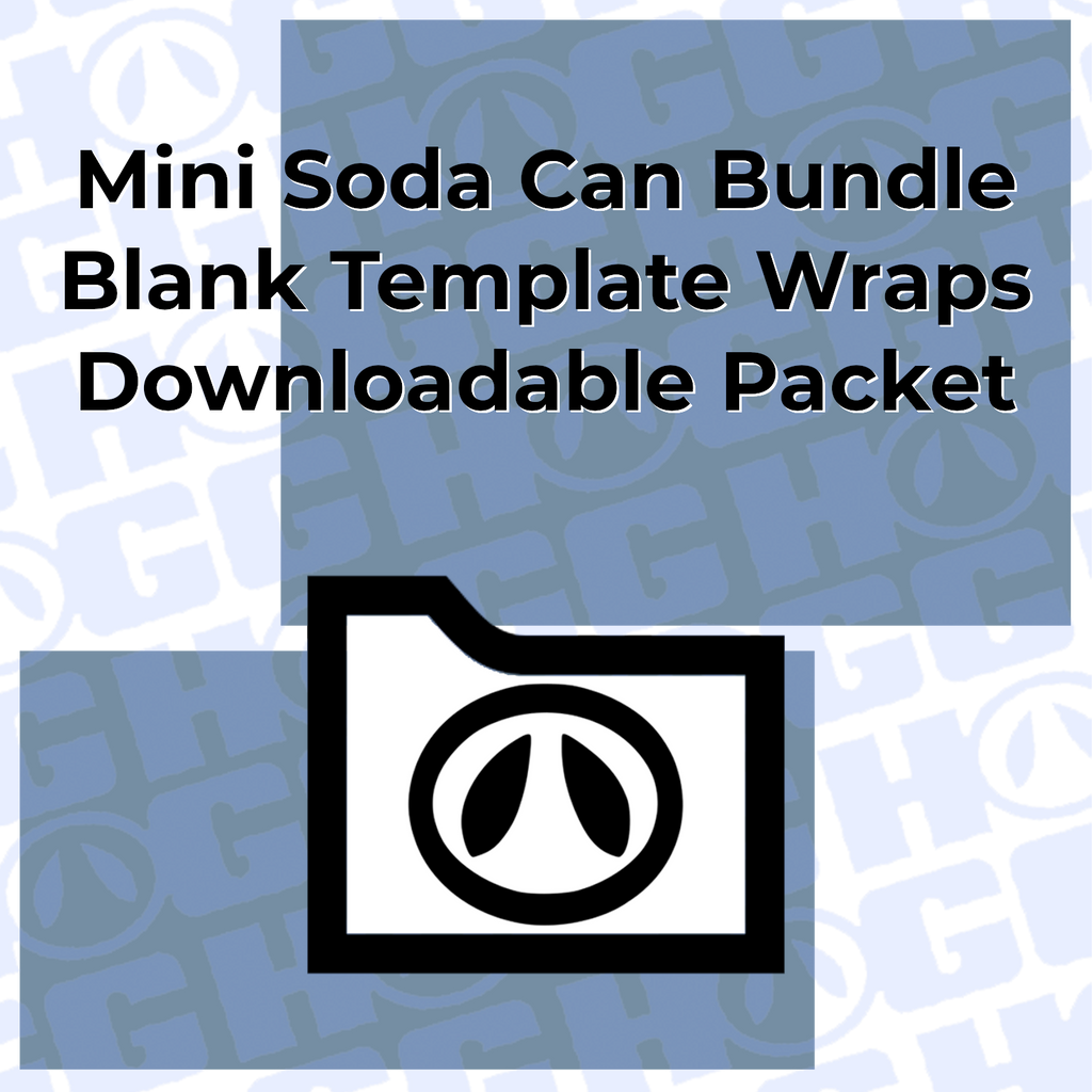 Mini Soda Can Wrap Template Bundle The Stainless Depot