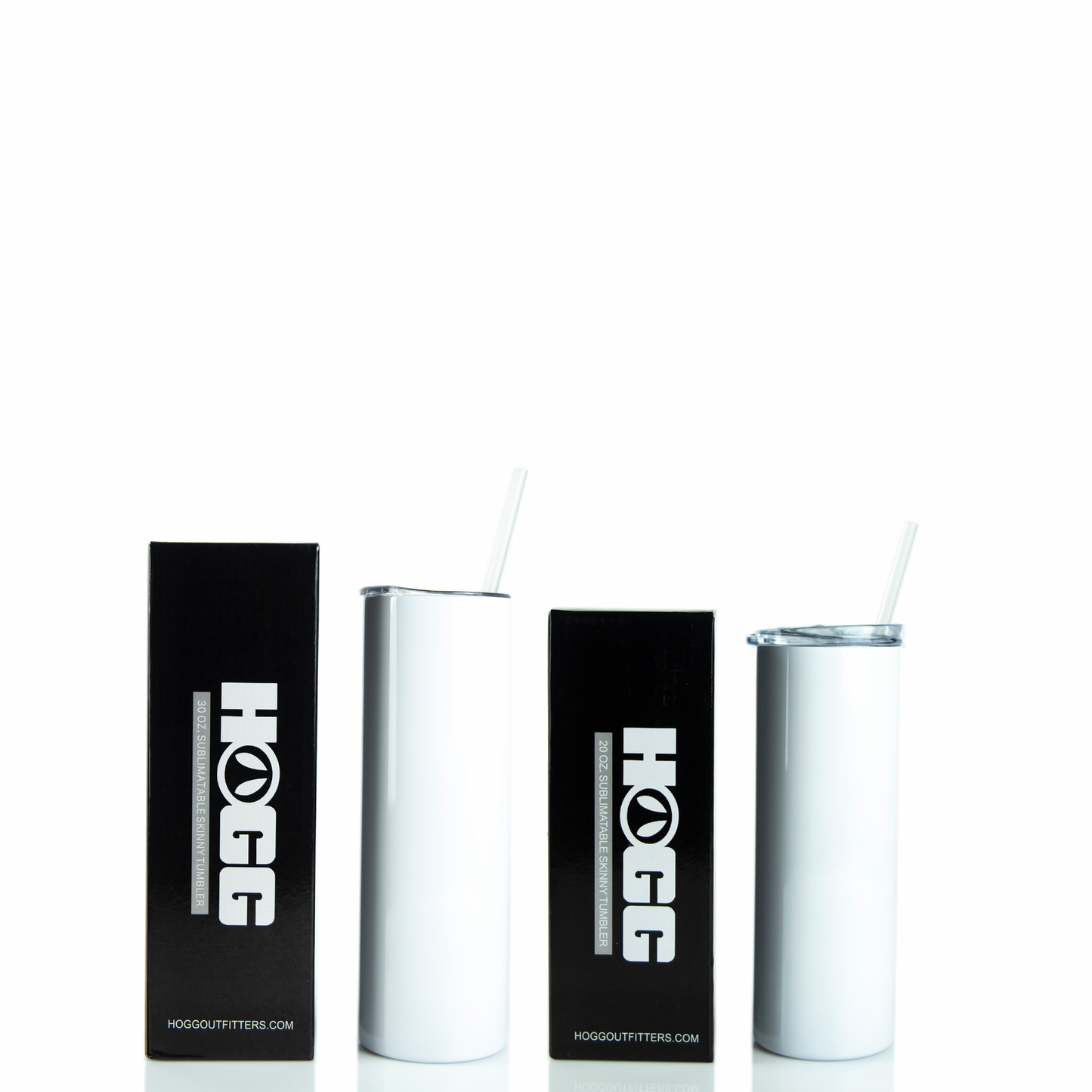 20oz & 30oz SUBLIMATABLE SKINNY BUNDLE (24 UNITS)