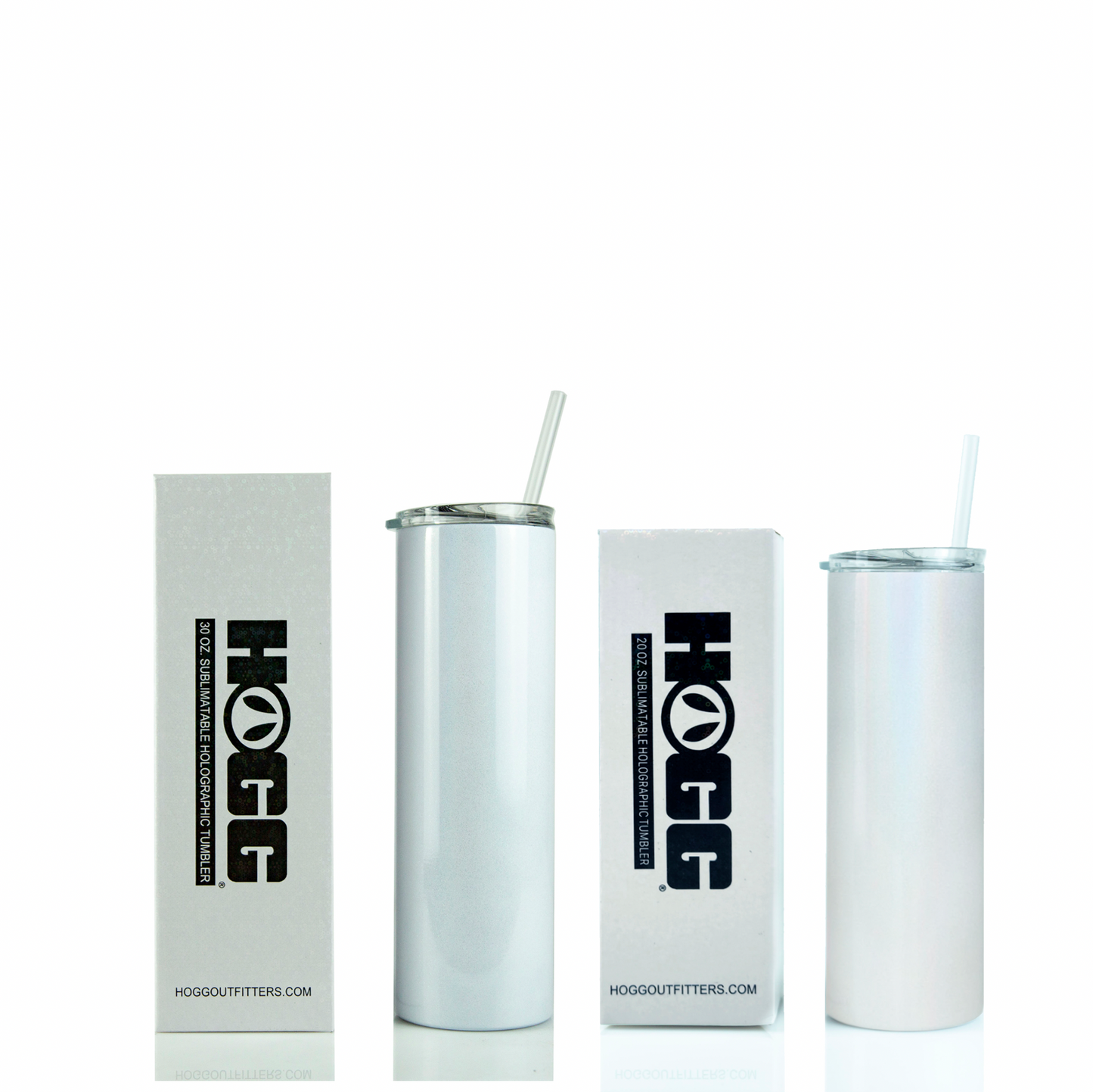 20oz & 30oz SUBLIMATABLE HOLOGRAPHIC SKINNY BUNDLE (24 UNITS)