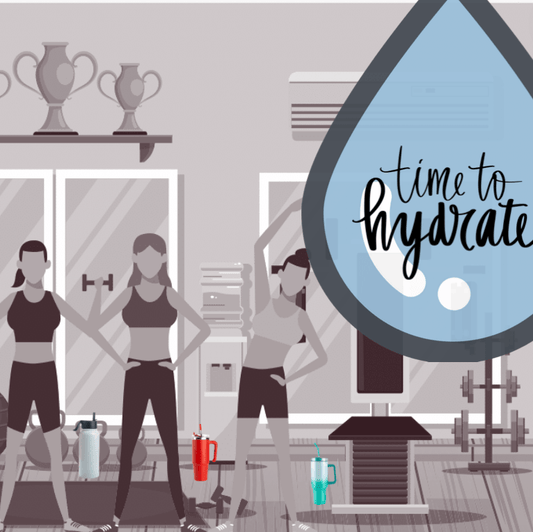 a group of women in a gym