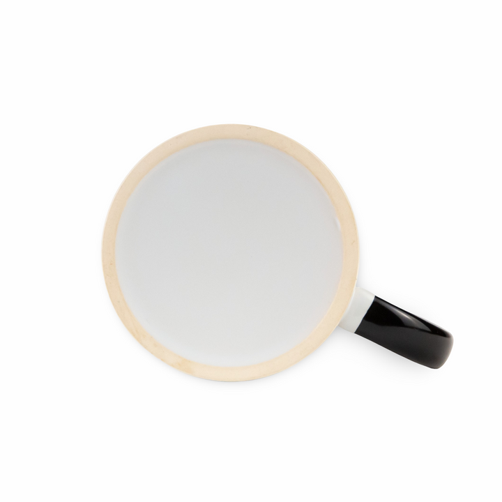 11oz Sublimatable Ceramic Mug - Black Rim & Handle Case (36 Units)