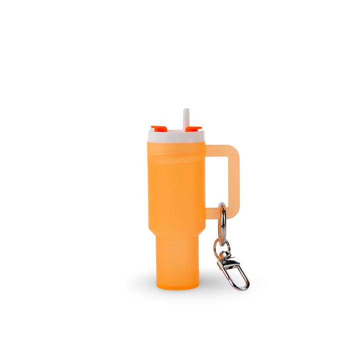 Mini Tumbler Chapstick Holder + Keychain