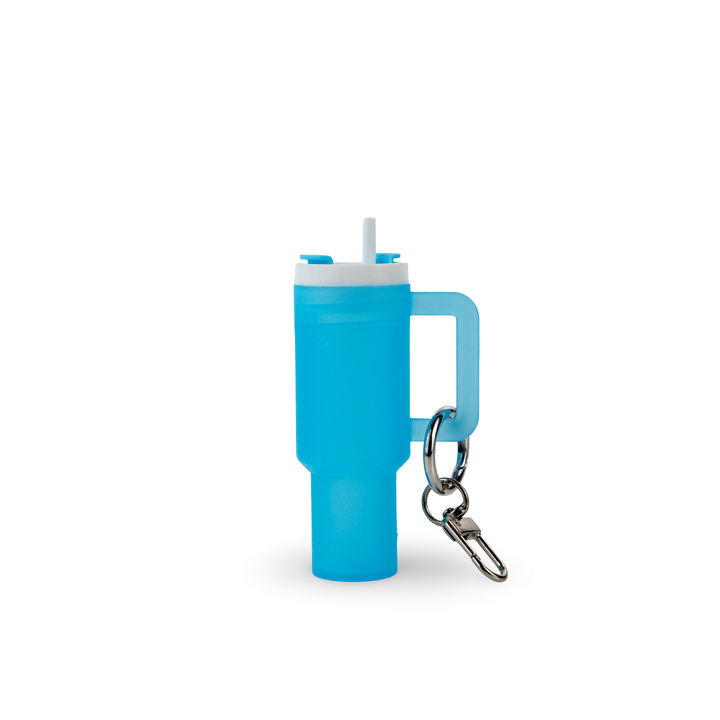 Mini Tumbler Chapstick Holder + Keychain