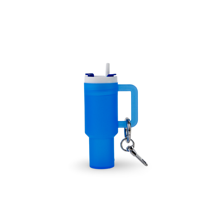 Mini Tumbler Chapstick Holder + Keychain