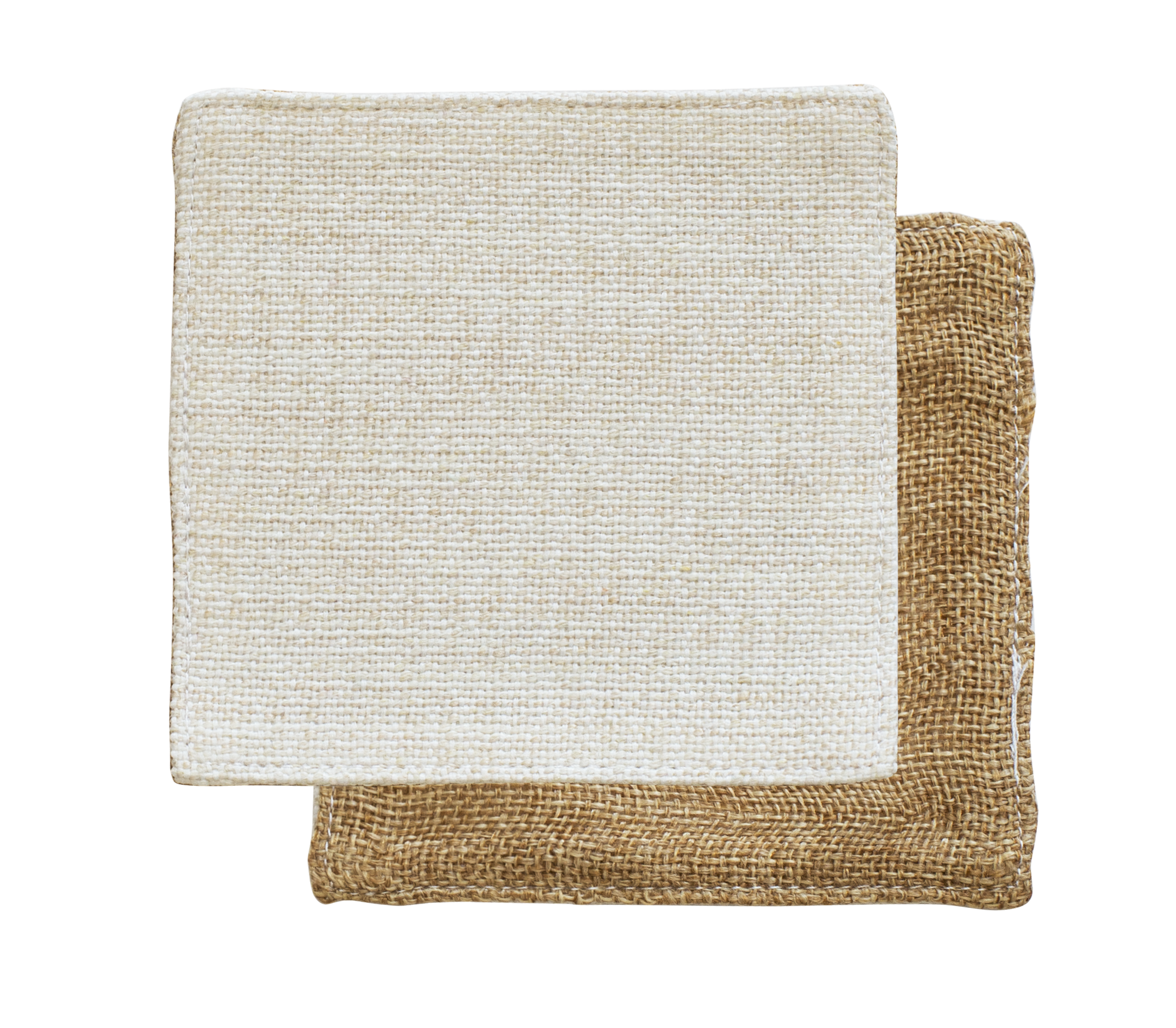 SUBLIMATABLE LINEN COASTER SET (4 PACK)