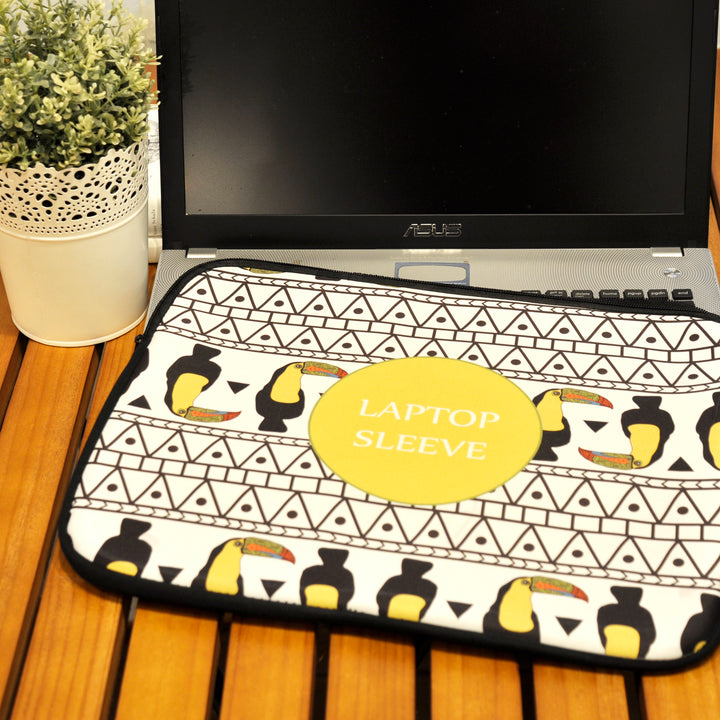 Sublimatable Neoprene Laptop Sleeve - front view | silicone tumbler sleeve