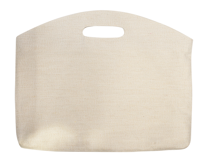 Sublimatable Linen Laptop Bag - detail view | sublimatable home decor blank