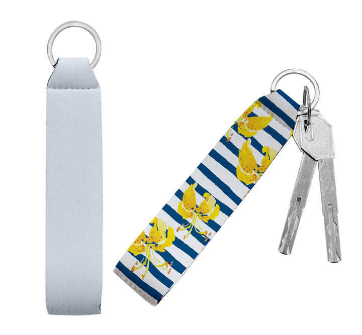 Sublimatable Neoprene Wristlet Strap (10 Pack) - detail view | tumbler handle accessory