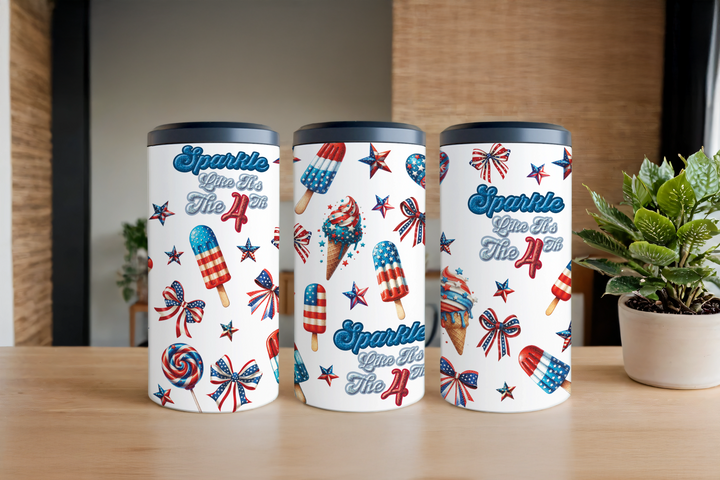 Digital Sublimation Designs - Fourth of July Tumbler Wraps — 40oz Big Swig — Cow Girl Life