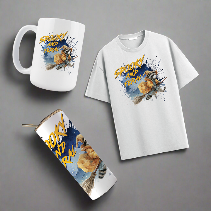 Multi Product Use - Digital Sublimation Designs - Halloween 2025 — Spooky and Feral