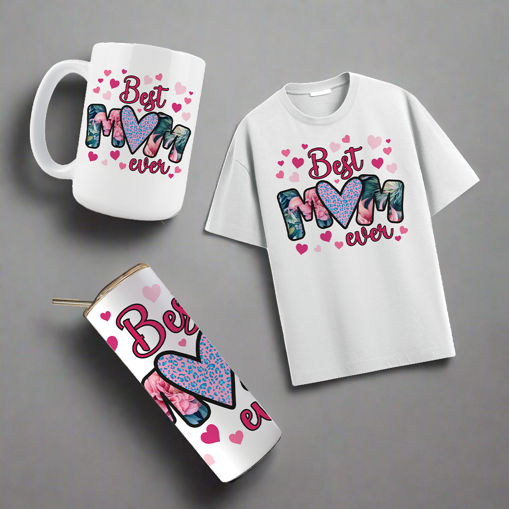 MULTI PRODUCT USE - DIGITAL SUBLIMATION DESIGNS - BEST MAMA EVER