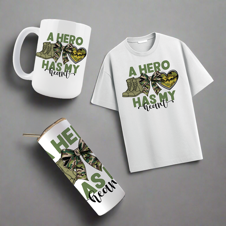 Multi Product Use - Digital Sublimation Designs - Veteran's Day — Hero Has My Heart