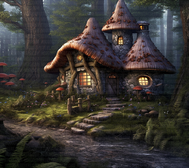 Digital Sublimation Designs — Fairytale Cottage 1
