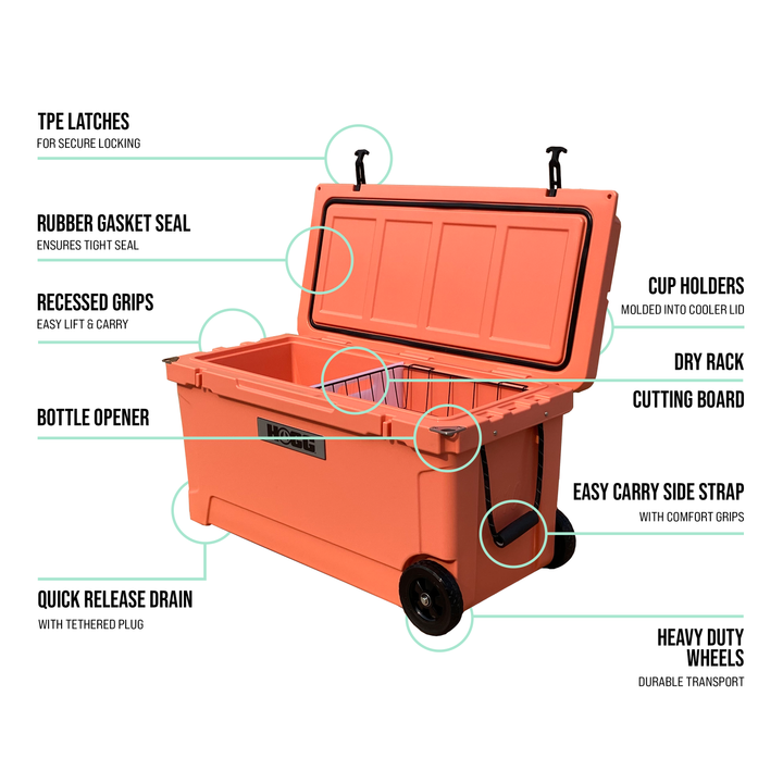 110qt Hogg Coolers — Desert Flower