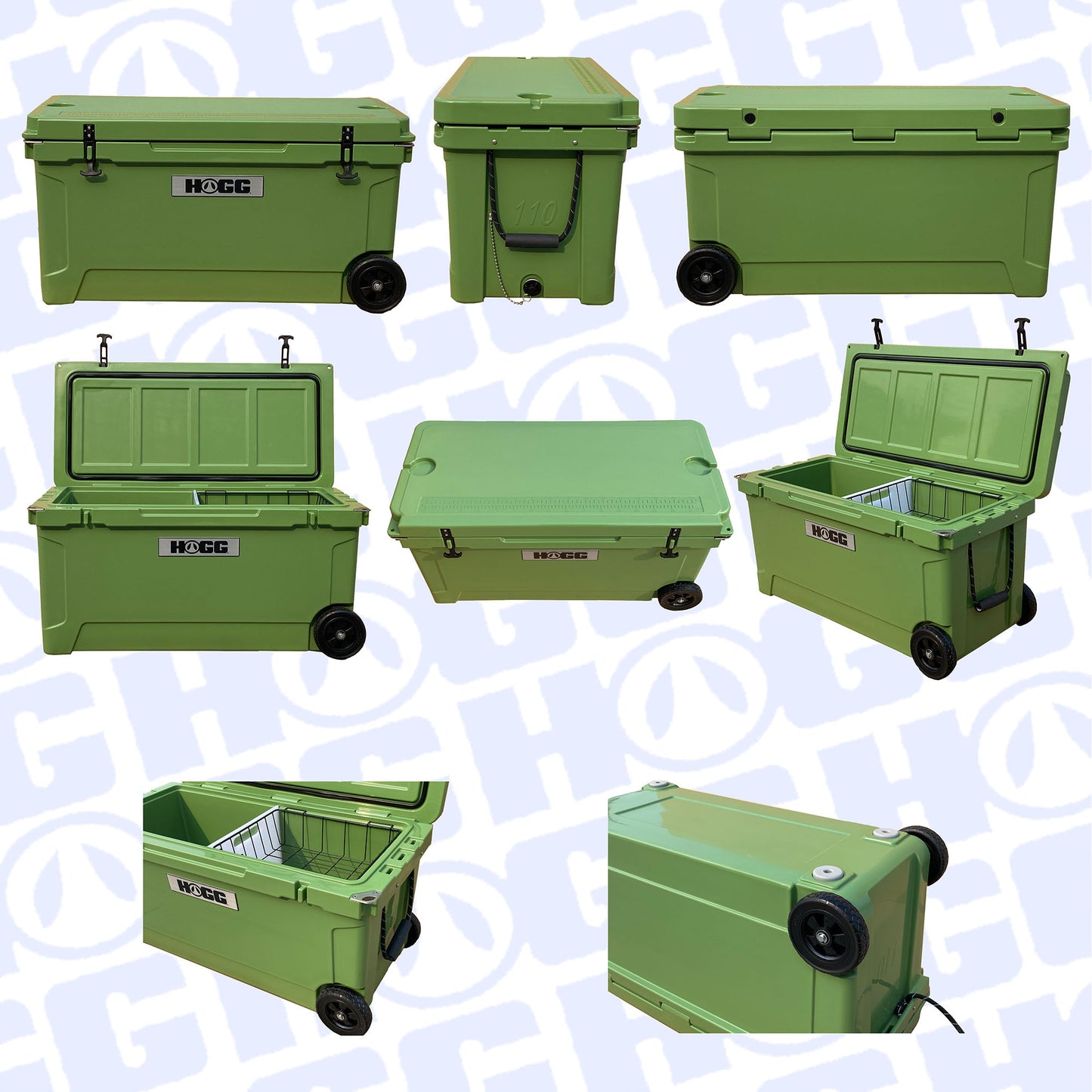 110QT HOGG COOLERS - PASTEL COLLECTION