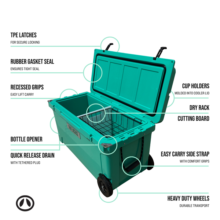 65qt Hogg Coolers | Insulated Ice Chest