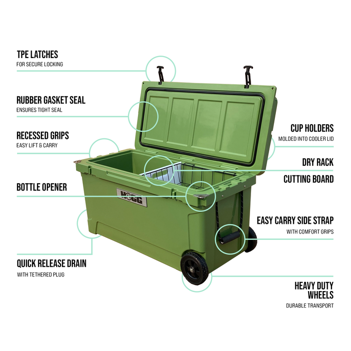 110qt Hogg Coolers — Watercress