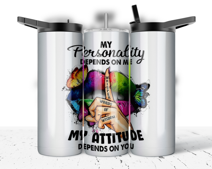 Assorted Ready to Press Sublimation Prints for 20oz Straight Skinny Tumblers (10 Pack) - Sarcasm