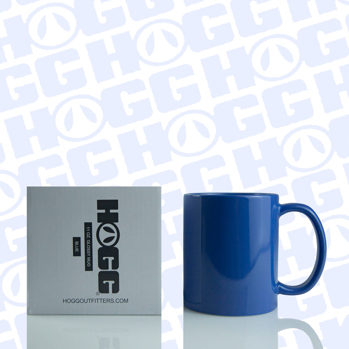 11oz Glossy Mug — Blue