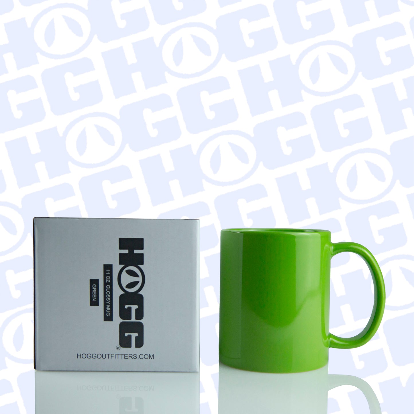 11oz GLOSSY MUG CASE (24 UNITS) - GREEN