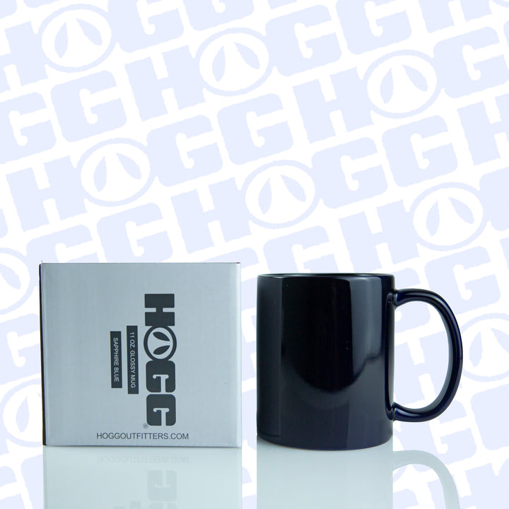 11oz Glossy Mug — Sapphire Blue