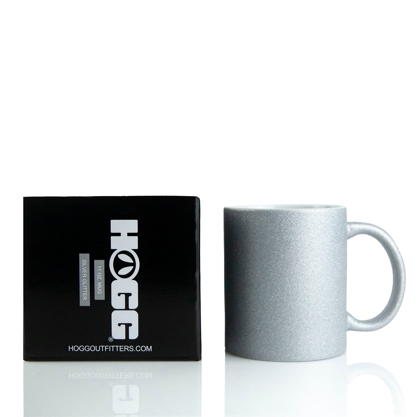 ***CLOSEOUT*** 11oz SUBLIMATABLE MUG CASE (24 UNITS) - SILVER GLITTER