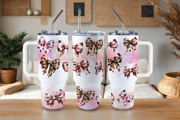 Digital Sublimation Designs - Collection B Tumbler Wraps — 40oz Big Swig — Moo Coquette
