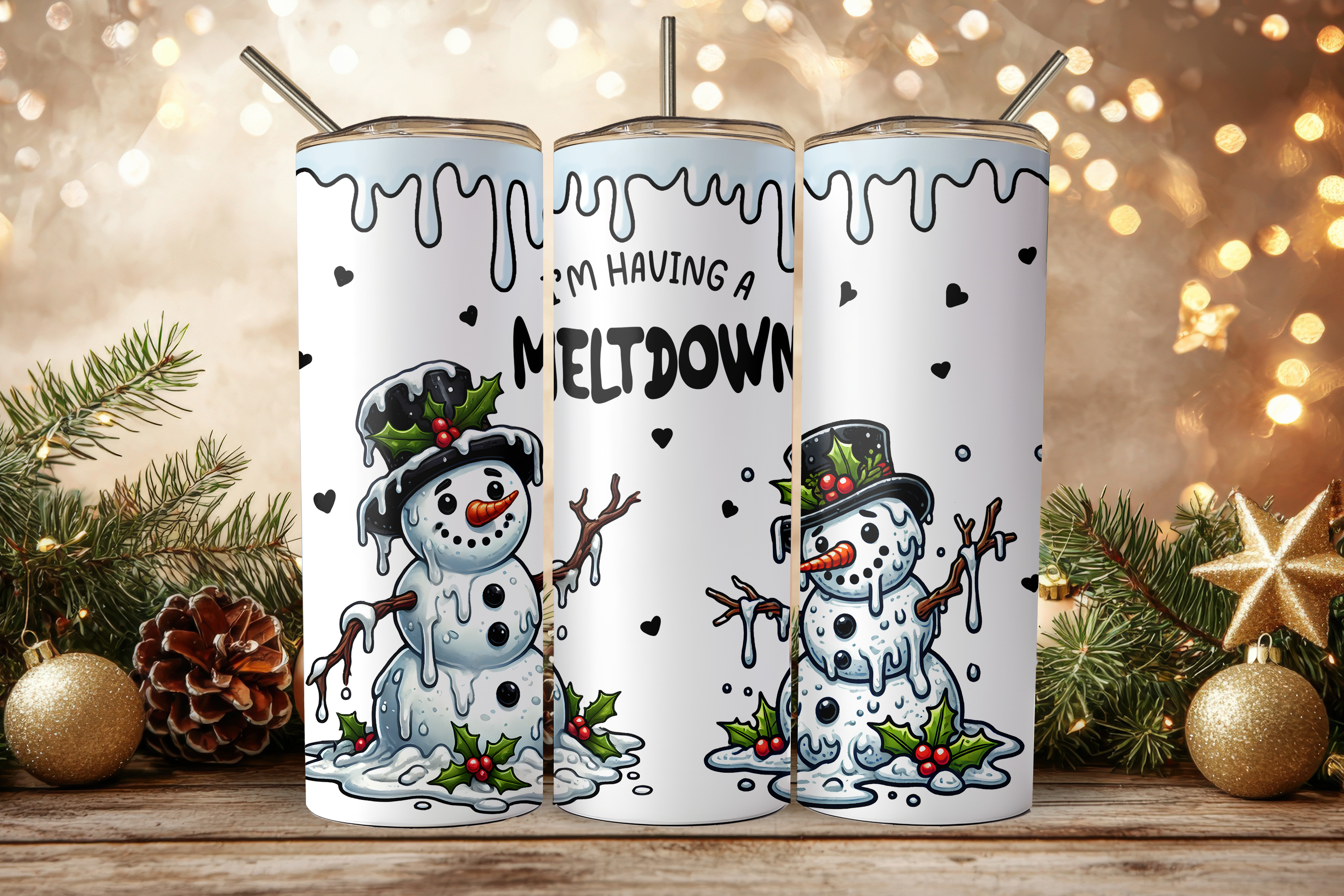 DIGITAL SUBLIMATION DESIGNS - HOLIDAY 2025 TUMBLER WRAPS