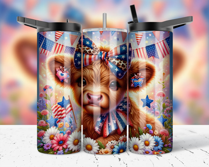 Assorted Ready to Press Sublimation Prints for 20oz Straight Skinny Tumblers (10 Pack) - Patriotic 2