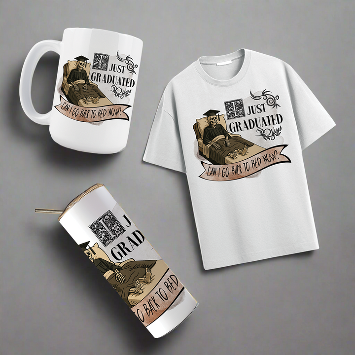 Multi Product Use - Digital Sublimation Designs - Graduation 2025 — Back to Bed Graduate