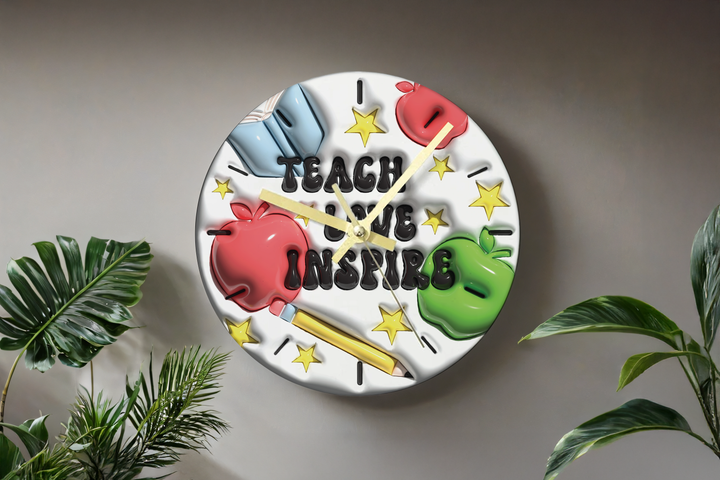 Assorted Ready to Press Sublimation - Classroom Clocks (12 Pack) — Sublimatable Clocks