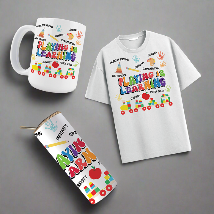 Multi Product Use - Digital Sublimation Designs - Back to School Teachers — Playing is Learning
