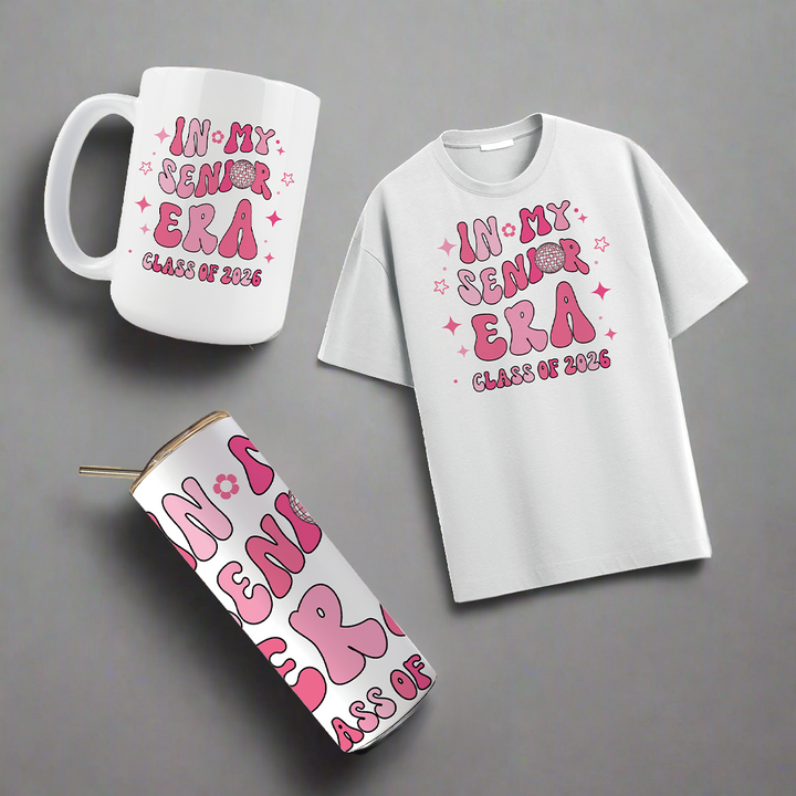 Multi Product Use - Digital Sublimation Designs - Class of 2026 — In My Senior Era 2026