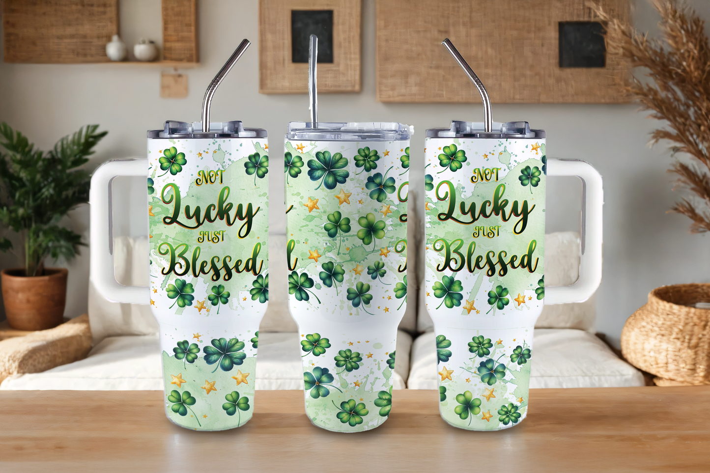 ASSORTED READY TO PRESS SUBLIMATION TUMBLER PRINTS (12 PACK) - ST. PATRICKS