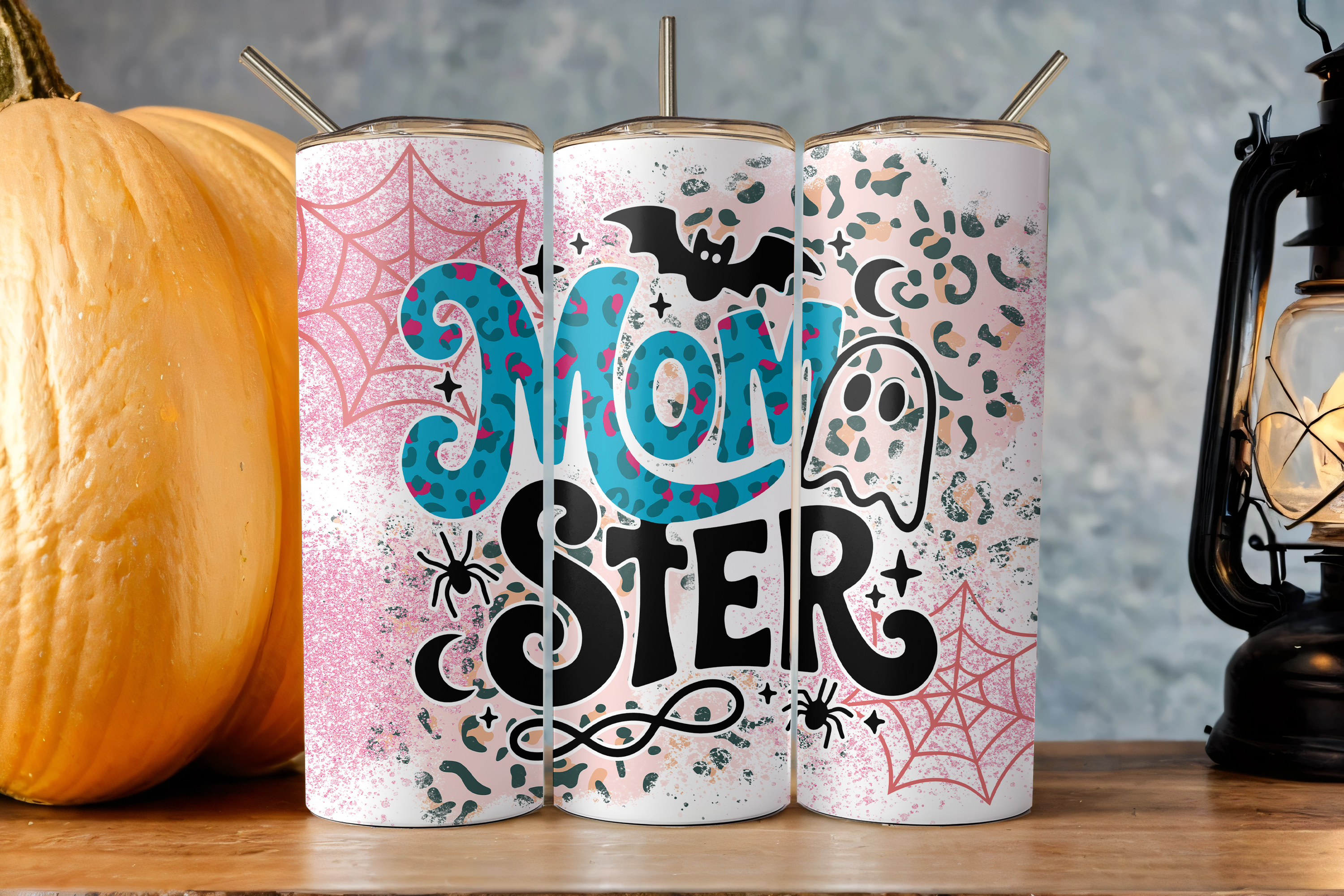 ASSORTED READY TO PRESS SUBLIMATION TUMBLER PRINTS (12 PACK) - Halloween 2