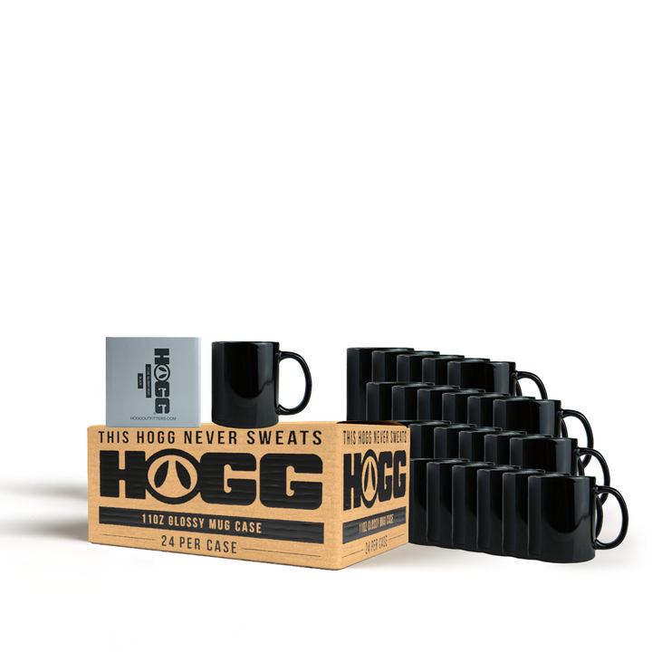 11oz Glossy Mug Case (24 Units) - Black