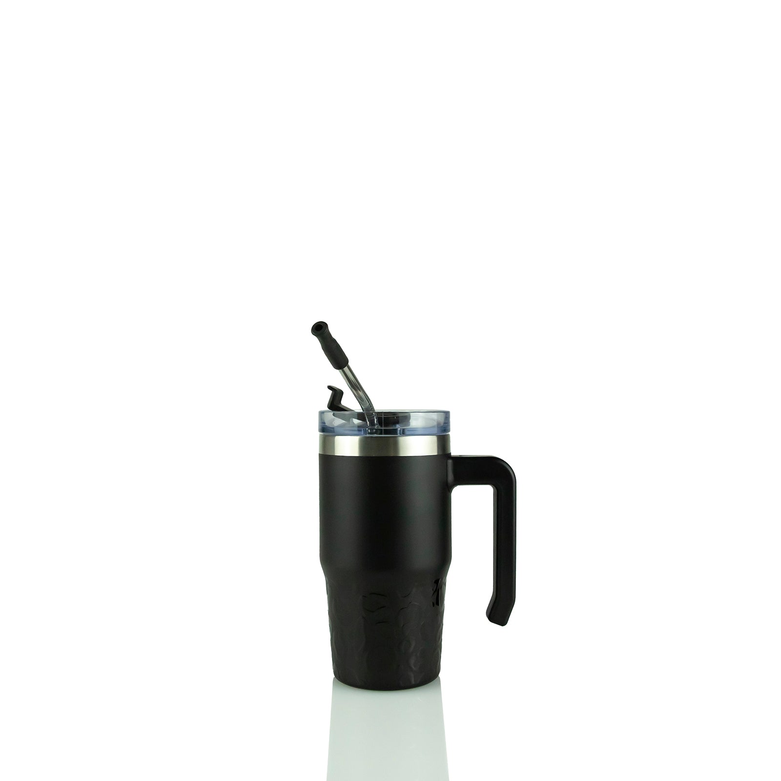 12oz POWDER COATED GRIPPY TUMBLER