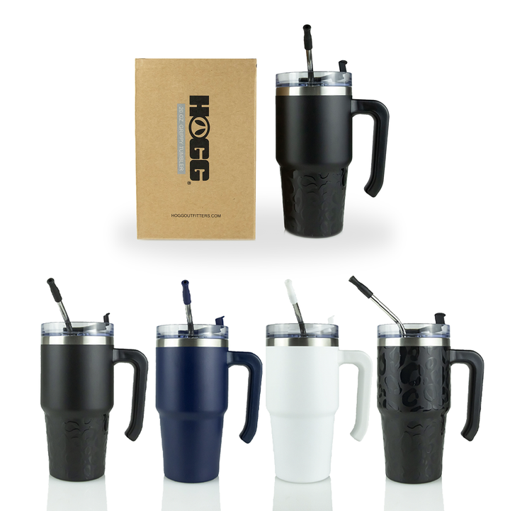20oz Powder Coated Grippy Tumbler — Color Assortment