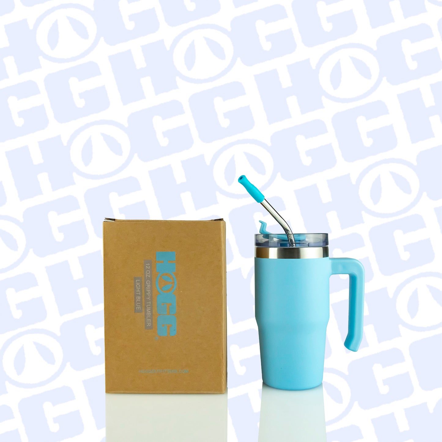 12oz GRIPPY TUMBLER CASE (24 UNITS) - LIGHT BLUE