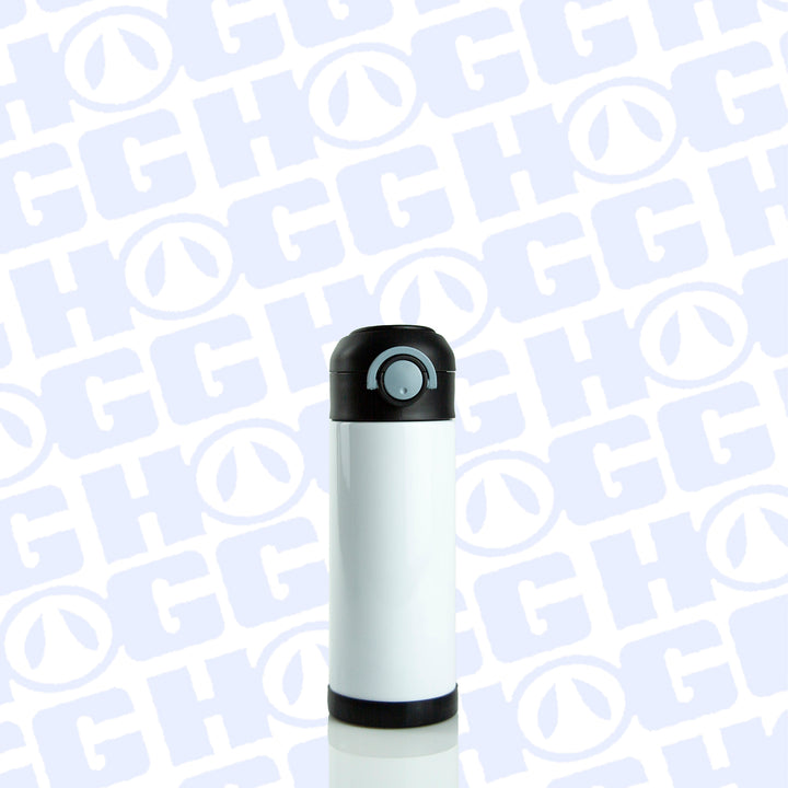 12oz Sublimation Blank Sippy Cup — Black